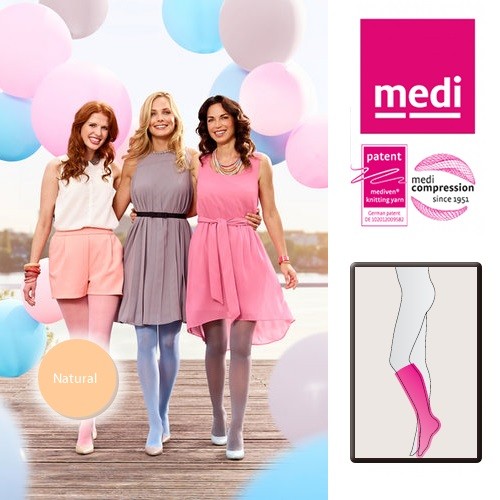 Mediven Verano A-D Calcetin ccl 2 t 5 petite natural